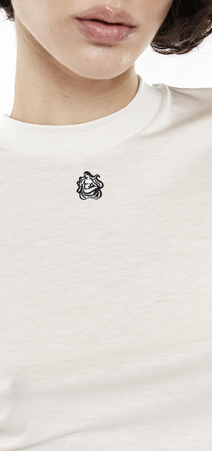 Oversize crew neck t shirt - White