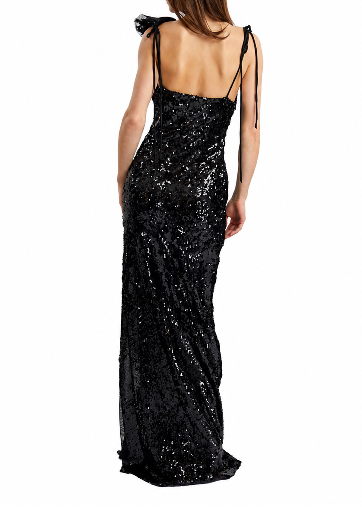 Etta sequins maxi dress - Black