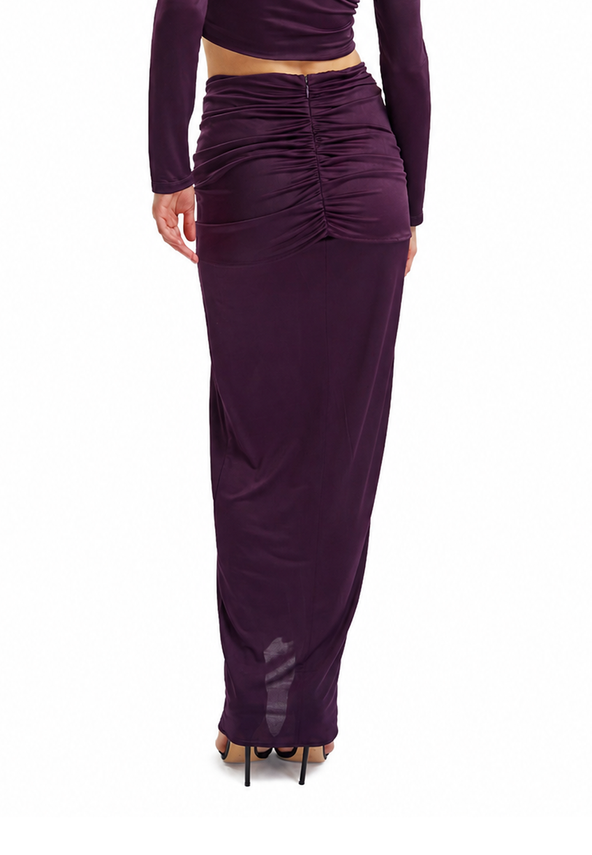 Justine maxi skirt- Purple