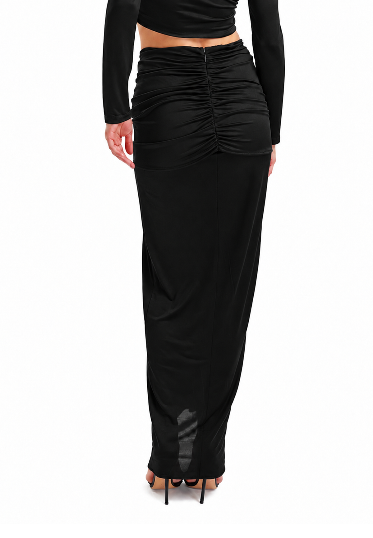 Justine maxi skirt- Black