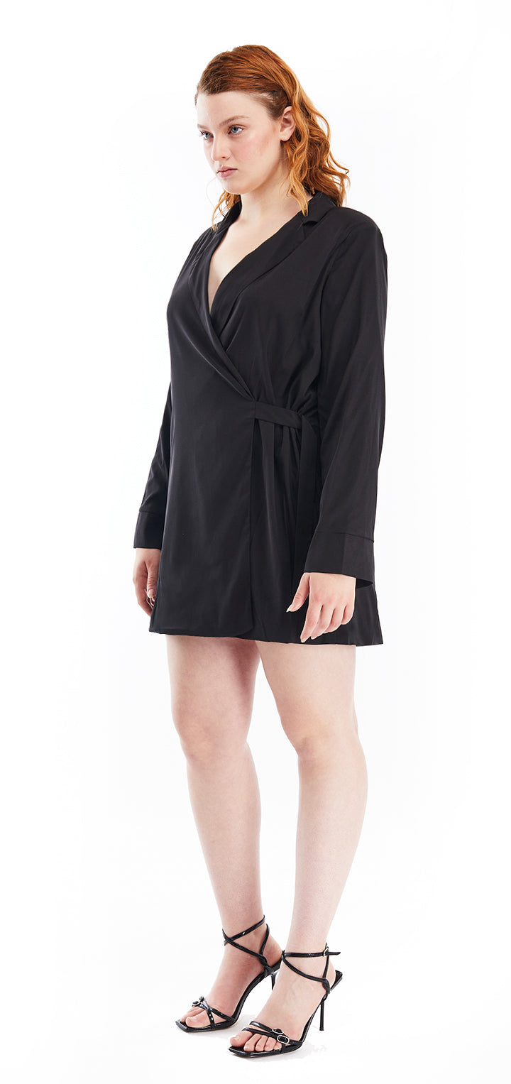 Pheobe Jacket Dress - Black*