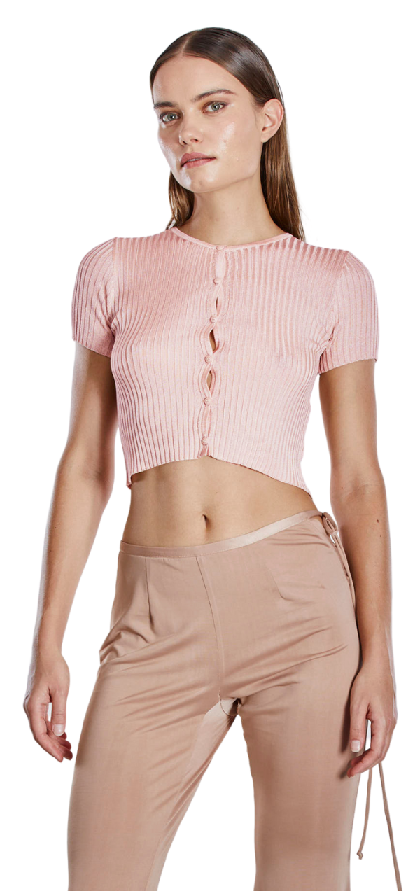 Eline Knit Shirt - light Pink