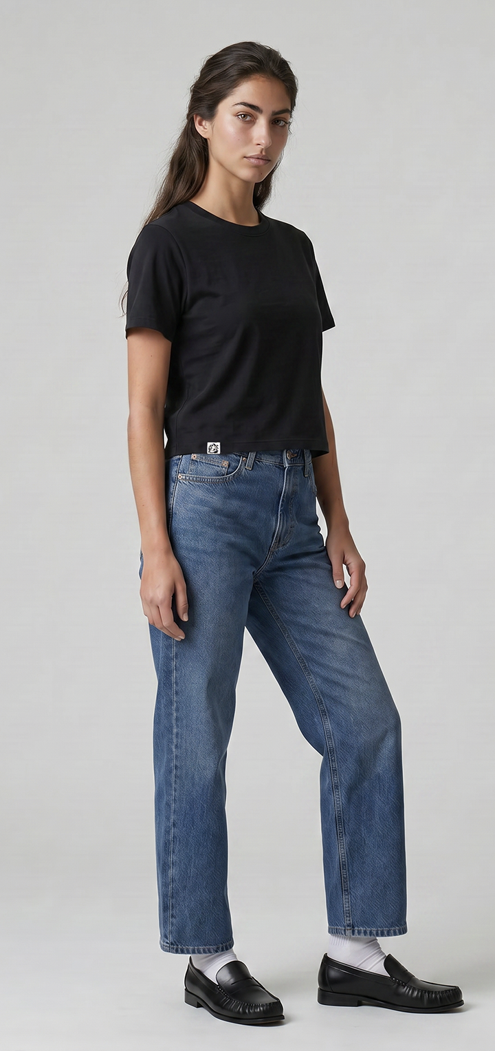 Cotton baby T shirt- Black