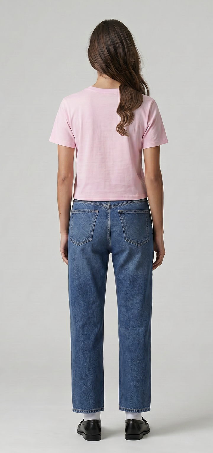 Cotton baby T shirt- Baby pink