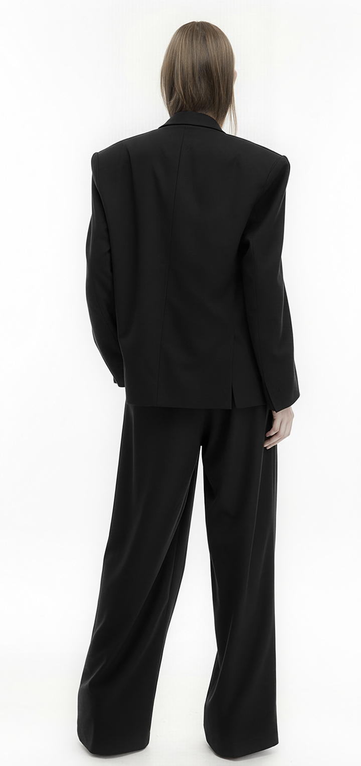 Doris Blazer jacket- Black