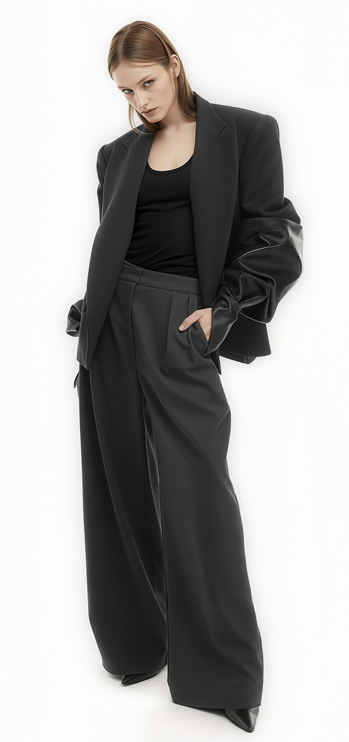 Doris Blazer jacket- Grey