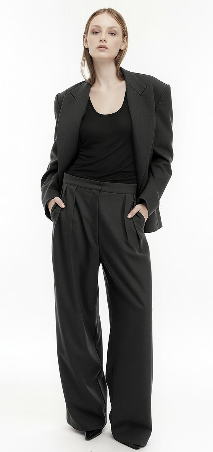 Doris Blazer jacket- Grey