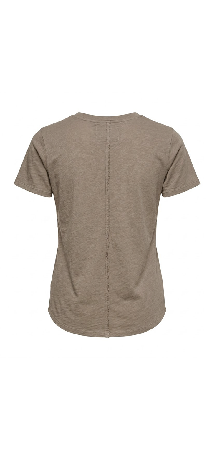 Light cotton t shirt - Brown