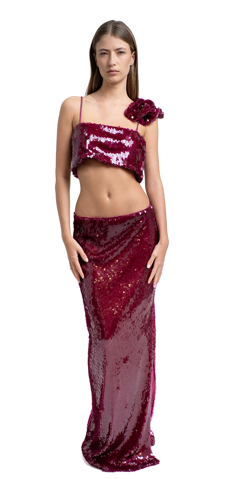 Mela sequins top - Pink