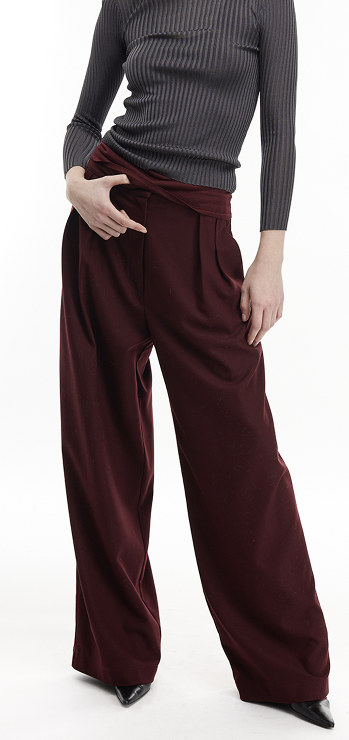 Hedi pants- Burgundy