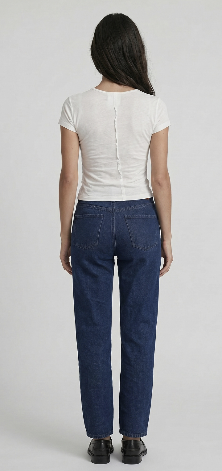 Polo Button light T shirt- White