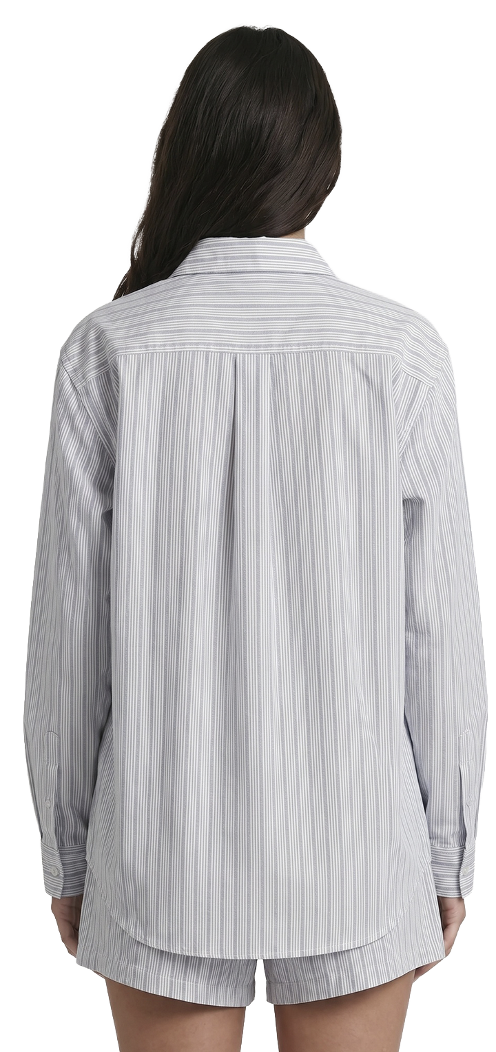 Cotton button shirt - Dark blue