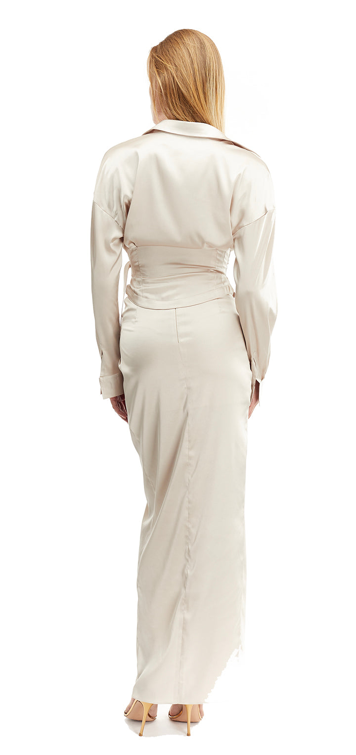 Chisa skirt- Champagne