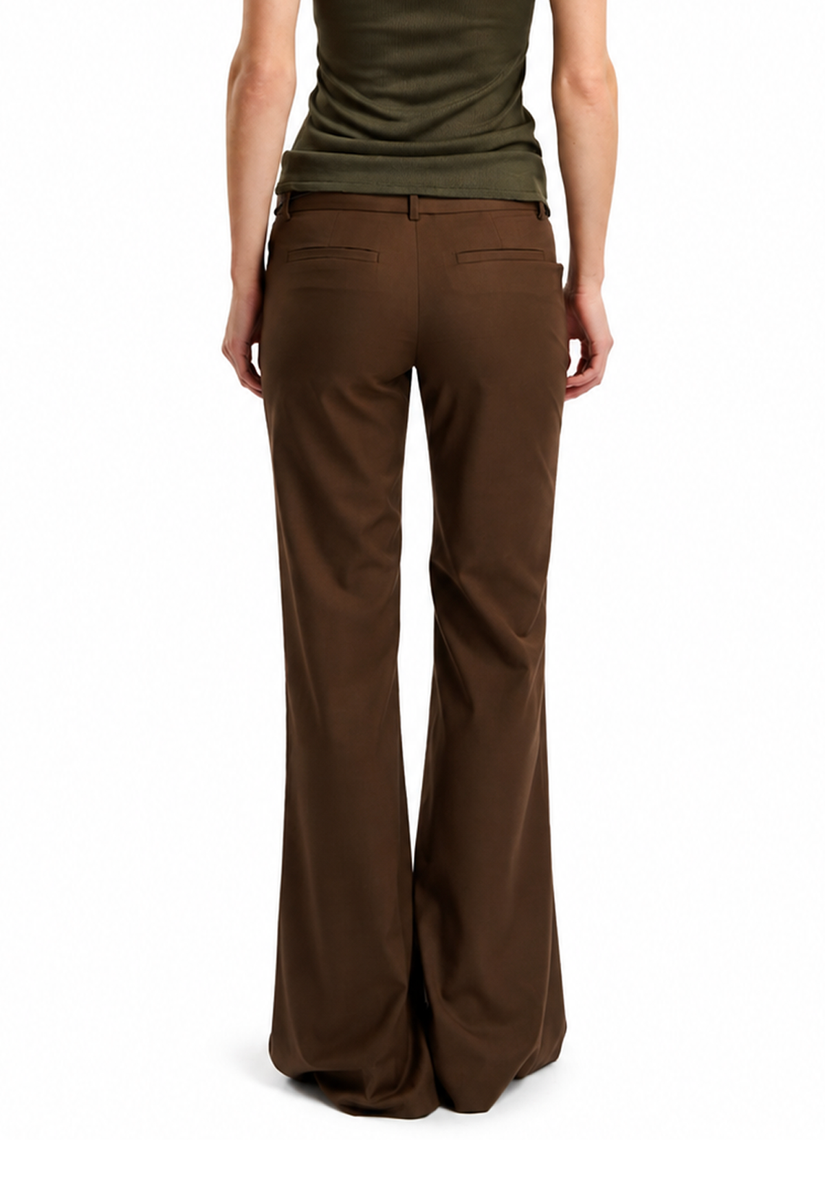 Ada tailored pants- Wood