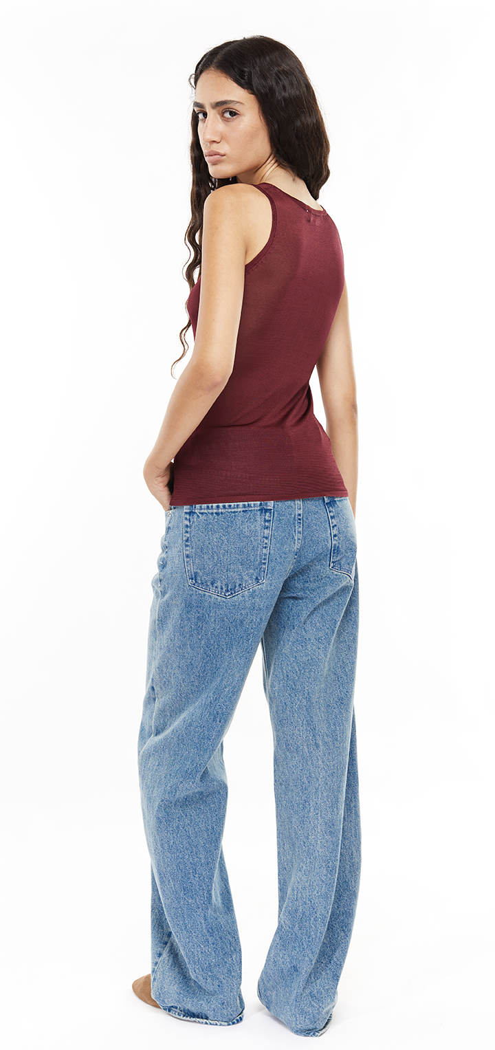 Elena tank top - Burgundy