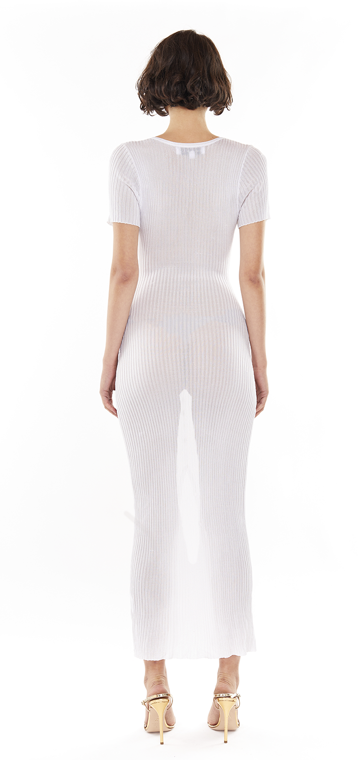 Eline Knit dress - White