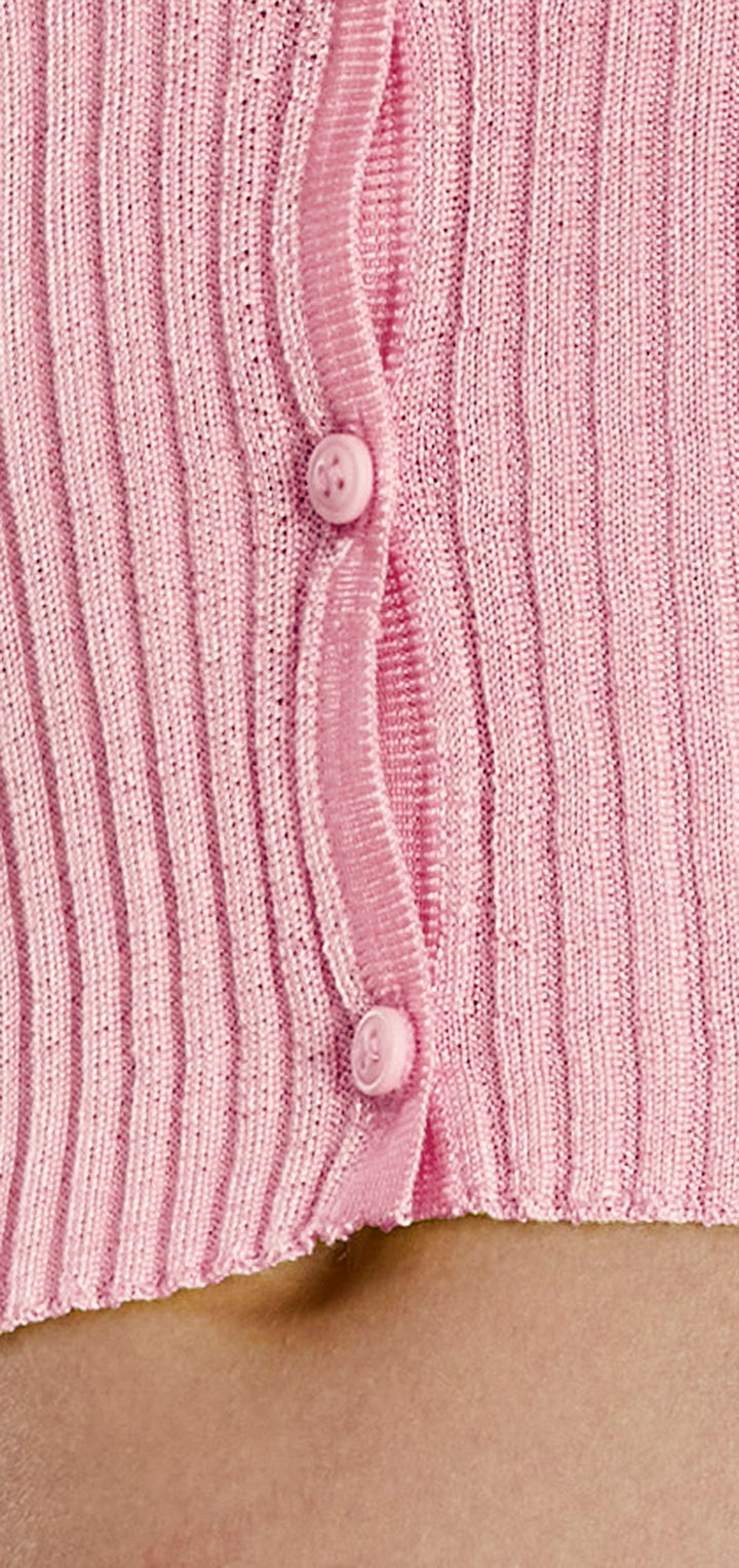 Eline Knit Shirt - baby Pink