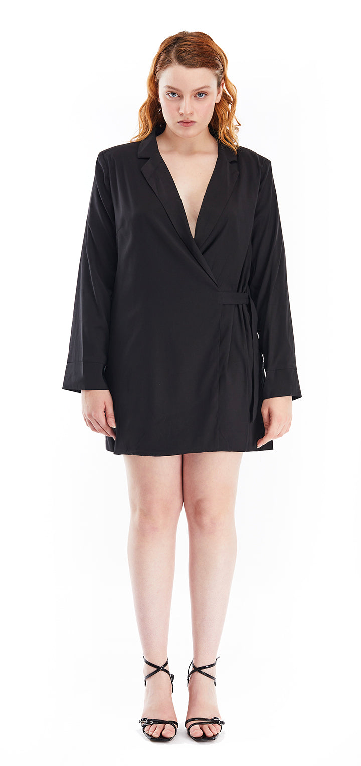 Pheobe Jacket Dress - Black*