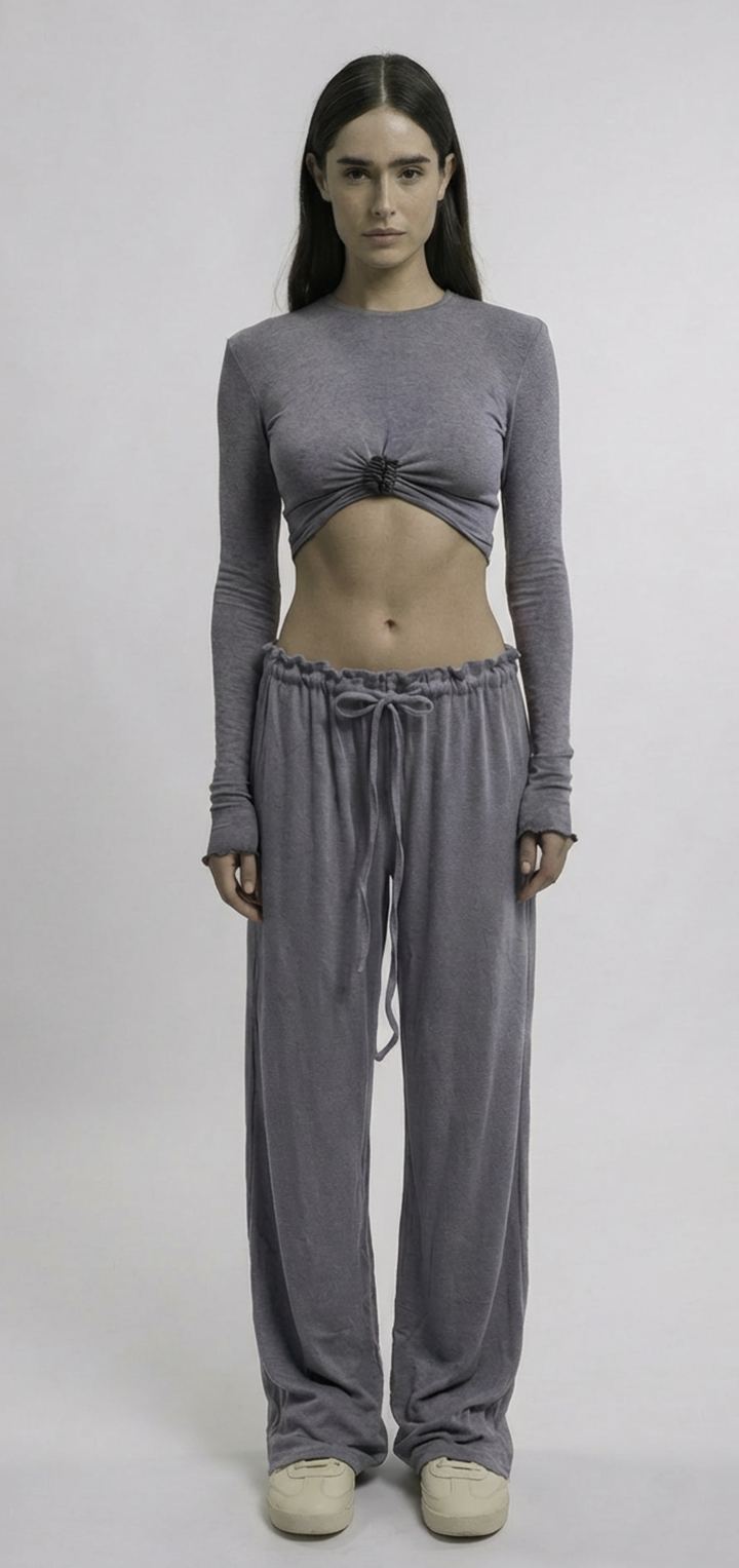 Papper ripple pants - Grey