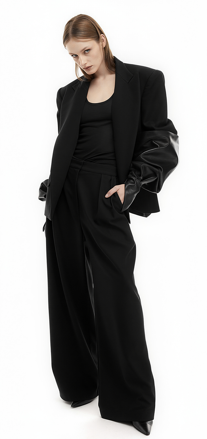 Doris Blazer jacket- Black