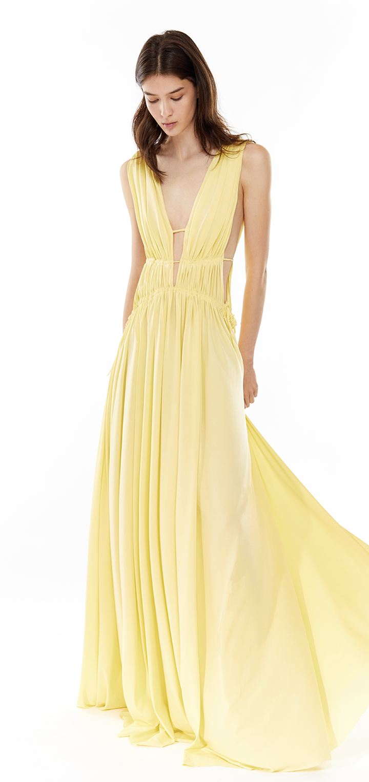 Helena maxi dress - Yellow