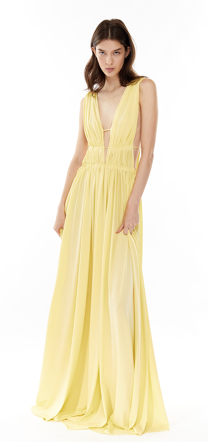 Helena maxi dress - Yellow