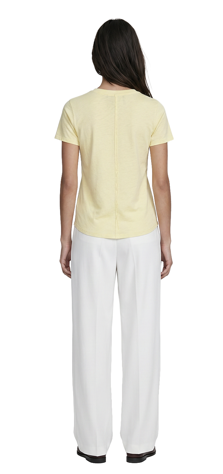 Light cotton t shirt - Yellow