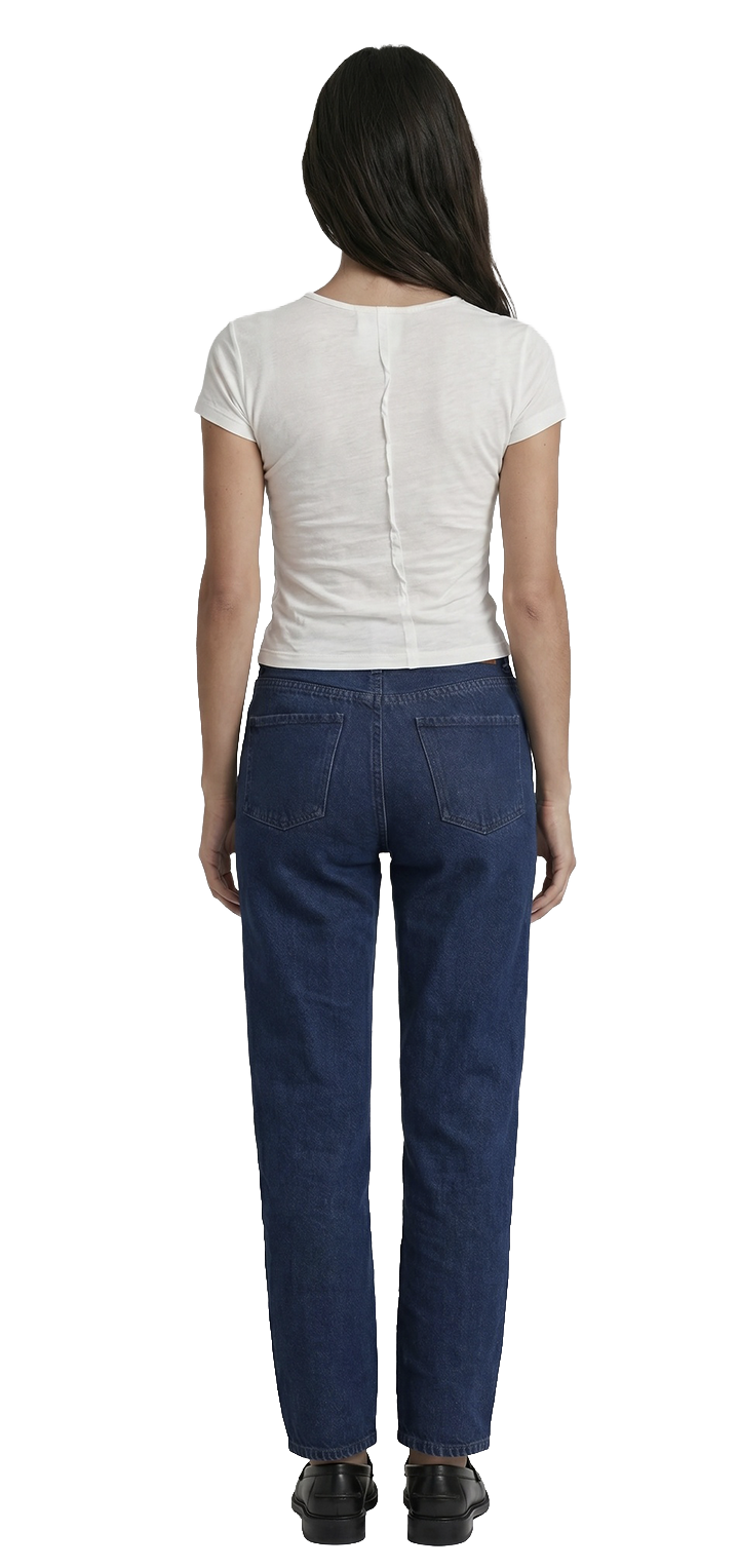 Polo Button light T shirt- White
