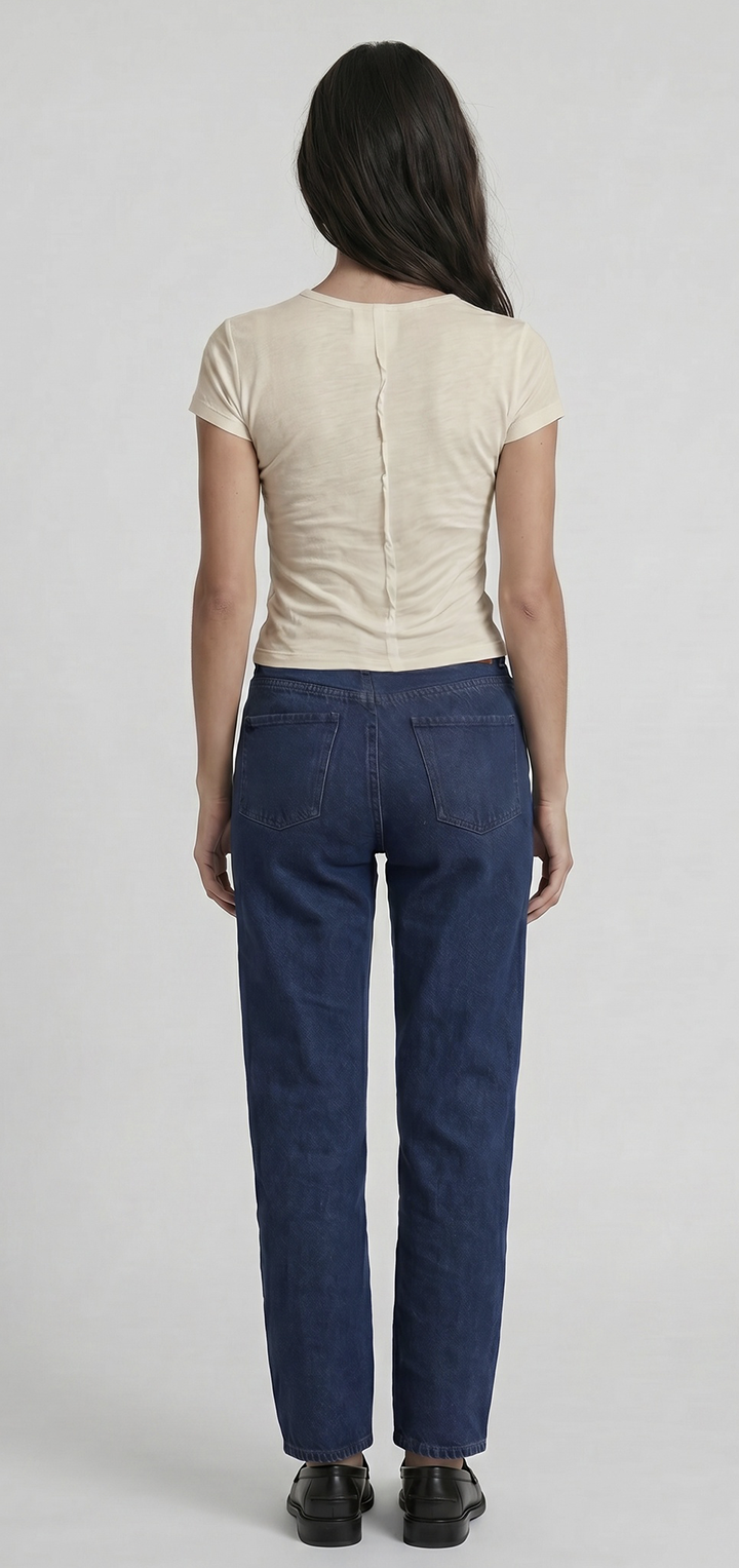 Polo Button light T shirt- Beige